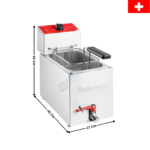 Friteuse électrique 5 L. à poser - Premium | TF5 | VALENTINE