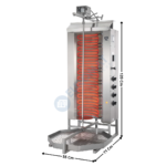 Machine à Kebab 4 Zones - Version HP Electrique - Premium Series | E4S | POTIS