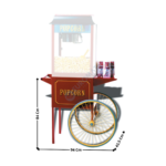 Chariot pour appareil à pop-corn | 3070010 | SOFRACA