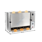 Toasteur vertical large | CTV900 | CASSELIN
