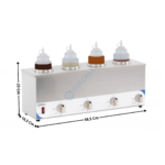 Chauffe chocolat/sauce quadruple 4 x 1L | CCS4 | CASSELIN