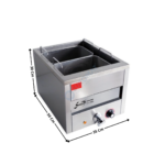 Cuiseur à pâtes électrique 15 L. | 21202+PAN02 | SOFRACA