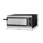 Four à pizza 1 pizza mini 1 niveau | 74850002 | COMBISTEEL