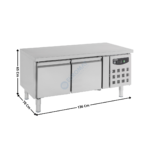 Soubassement réfrigérée 2 portes positive - Série Economique | 74500755 | COMBISTEEL