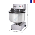 Mélangeur sur socle 100 Litres - Version Tri / Double Rotation / Cuve Basculante | VILLAM100 | PSV