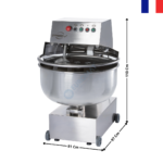 Mélangeur sur socle 125 Litres – Version Tri / Double Rotation / Cuve Basculante | VILLAM125 | PSV