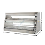 Vitrine Maintient Chaud - 5 Grilles - Premium | HD5 | ARCHWAY