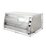 Vitrine Maintient Chaud - 2 Grilles - Premium | HD2 | ARCHWAY
