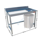 Meuble 120cm pour viandes & poissons - Premium | TPC1270D | DIAMOND