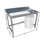 Meuble 120cm pour légumes - Premium | TPL1270D | DIAMOND