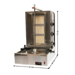 Machine à kebab 3 zones Gaz | KGH03GU | GURDEN