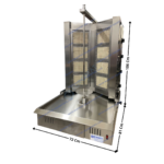 Machine à kebab 8 zones Gaz | KGD44GU | GURDEN