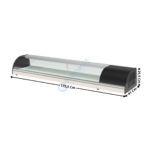 Vitrine spécial Tapas 176 CM | BCL8 | CORECO