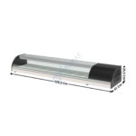 Vitrine spécial Sushi - 8 x GN1/3 H. 40mm | BCCS8 | CORECO