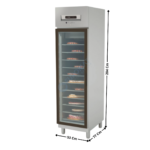 Armoire positive 400x600 409L. - 1 porte vitrée | APRV55 | CORECO