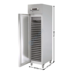 Armoire négative 400x600 409L. - 1 porte pleine | APC55 | CORECO