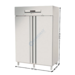 Armoire négative 400x600 1404L. - 2 portes pleine | APC1002 | CORECO