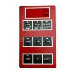 Clavier à membrane REDFOX | PD-401509401RF | REDFOX