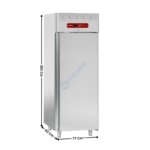 Armoire négative GN2/1 700L. - 1 porte pleine | AD1BHR2 | DIAMOND