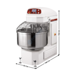 Pétrin à Spirale 250 L. "Automatique" - Cuve fixe & Tête Fixe | PSB162MI2V | DIAMOND