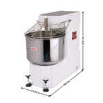 Pétrin 85 L. / 2 Vitesses - Cuve fixe & Tête Fixe | DH80BT2V | DIAMOND