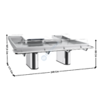 Etale/Vitrine à poisson neutre 249x171 Cm | 71780910 | COMBISTEEL