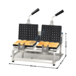 Gaufrier Double 180° | CG180D | CASSELIN
