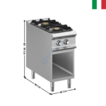 Feux vifs 2 zones XXL - DOMINA 900 PRO | FB94AXXL | MBM ITALY