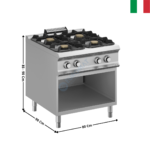 Feux vifs 4 zones XL - DOMINA 900 PRO | FB98AXL | MBM ITALY