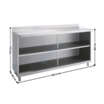 Meuble de bar neutre 200cm | SEFM60200S | CORECO