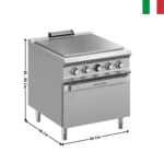 Plaque coup de feu sur four électrique - DOMINA 900 PRO | TPE98FE | MBM ITALY
