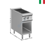 Plaque 2 zones carrés - DOMINA 900 PRO | PQ94A | MBM ITALY