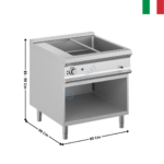 Bain-marie électrique - DOMINA 900 PRO | BME98A | MBM ITALY