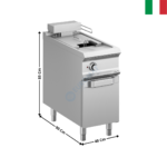 Friteuse électrique 1 x 18 Litres - DOMINA 900 PRO | FRBE94A | MBM ITALY