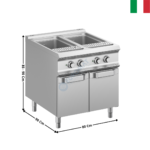 Cuiseur à pâtes 2 x 40 Litres électrique - DOMINA 900 PRO | CPE98A | MBM ITALY