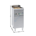 Friteuse électrique haut rendement - 16 Litres | CFP16B | CASSELIN