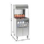 Poste de salage / Chauffe sauce 60cm Petit M. | CPDSCS600 | CASSELIN