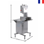 Scie à os 2500 - Sur socle / Version Tri - Série SUPER PRO | SS2500 | PSV