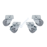 Kit 4 roues inox pour DIAMOND | RTG4P9 | DIAMOND