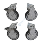 Kit 4 roues inox pour DIAMOND | A77KITBX | DIAMOND