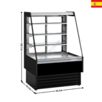 Vitrine réfrigérée 56cm - Vitre Carré / Série VVA-MR | VVA66MR | DOCRILUC