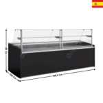 Vitrine réfrigérée 198,5cm - Série DETROIT | VEGPC1020TF | DOCRILUC