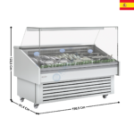 Vitrine réfrigérée 150,5cm - GAMME MOBILE TOP | EEC150EFRR | DOCRILUC