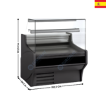 Vitrine réfrigérée 102,5cm - GAMME 940 TOP | VE910RRTF | DOCRILUC
