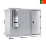 Chambre positive 230x110 Cm - 3,68m3 | CF2311+10802002 | MERCATUS