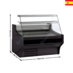 Vitrine réfrigérée 130,5cm - GAMME 800 TOP | VE813R | DOCRILUC