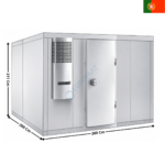 Chambre négative 260x200 Cm - 8,42m3 | CF2620+10802011 | MERCATUS