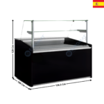 Vitrine réfrigérée 126,5cm - Série DETROIT | VEGPC1013TF | DOCRILUC