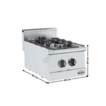 Feux vifs 2 zones gaz - Série ECO | 71780005 | COMBISTEEL