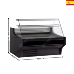 Vitrine réfrigérée 152,5cm - GAMME 800 TOP | VE815R | DOCRILUC
